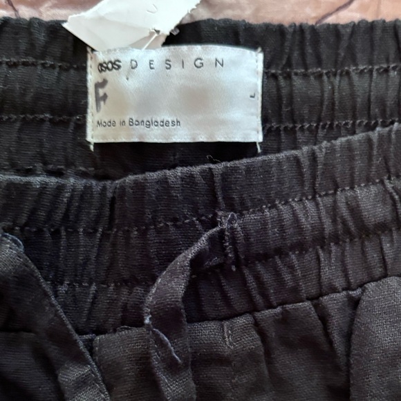 OSOS DESIGN, NWOT, black linen pants - Picture 5 of 5